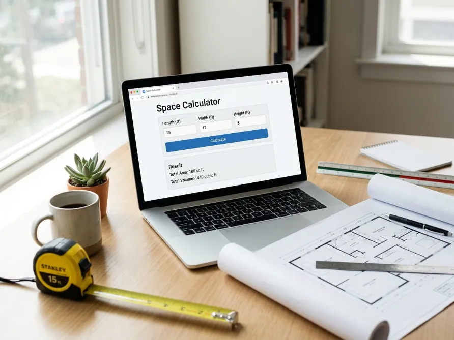 How to use the space calculator guide