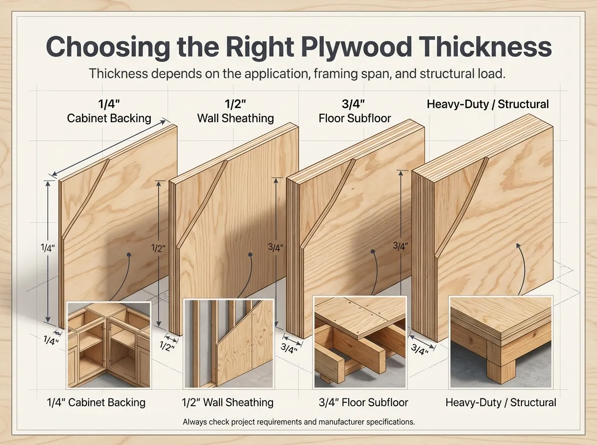 Choosing the Right Plywood Thickness