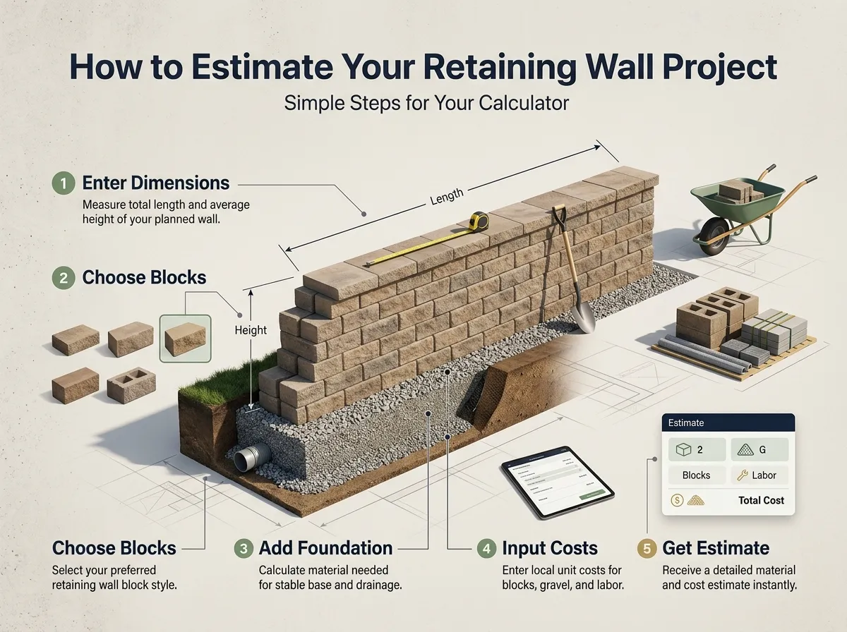 How to Estimate Your Retaining Wall Project