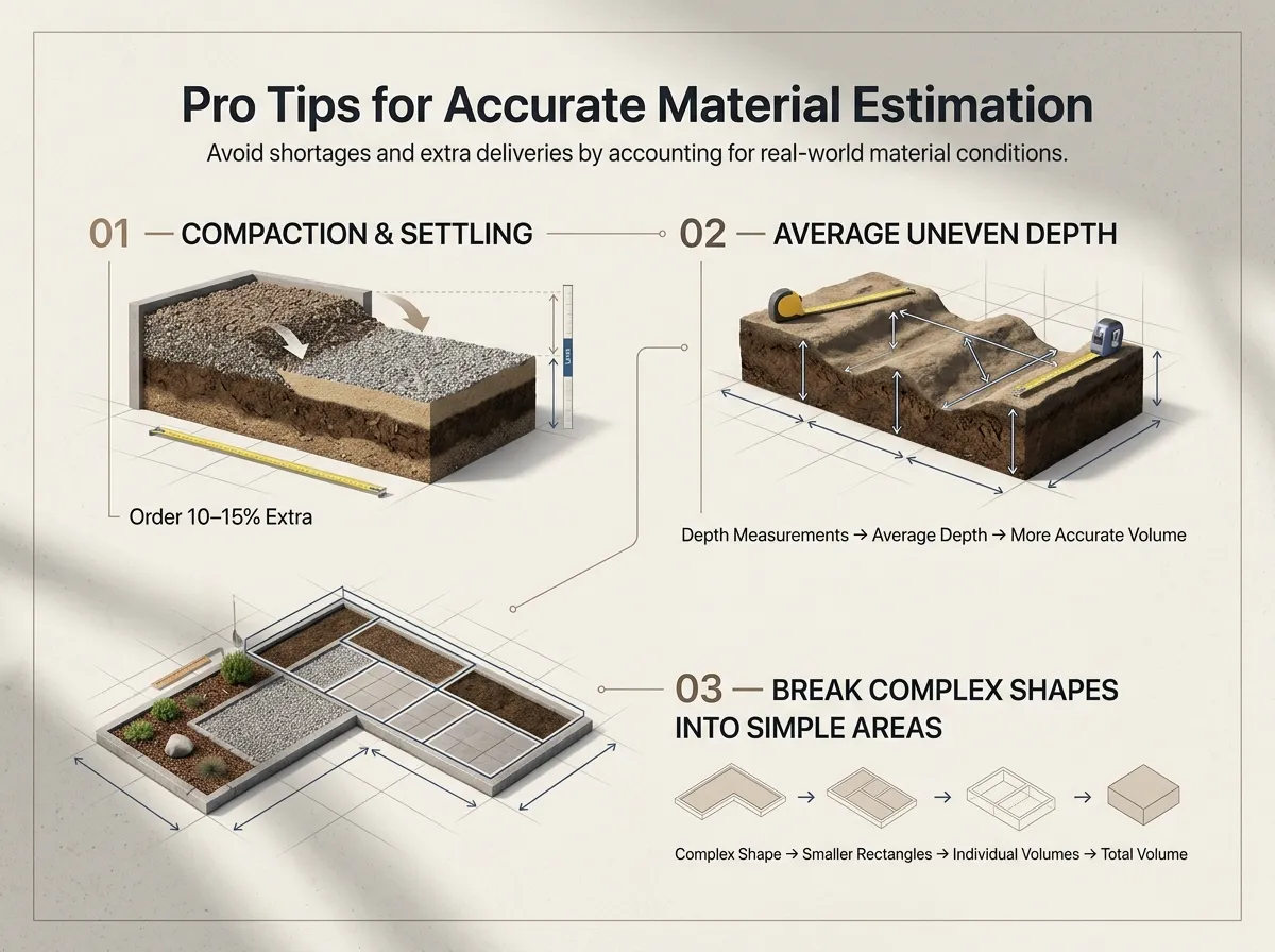Pro Tips for Accurate Material Estimation