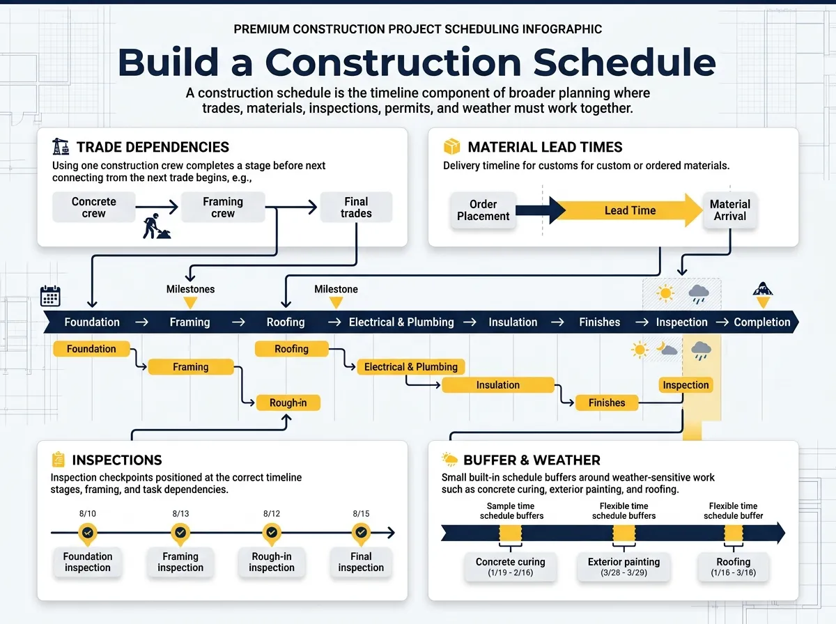 Build a Construction Schedule