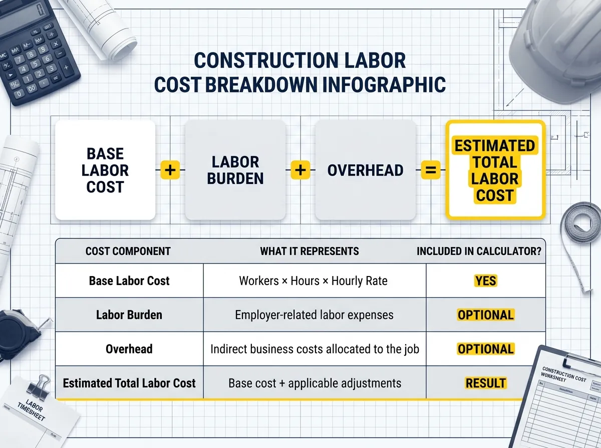 Construction Labor Cost Breakdown