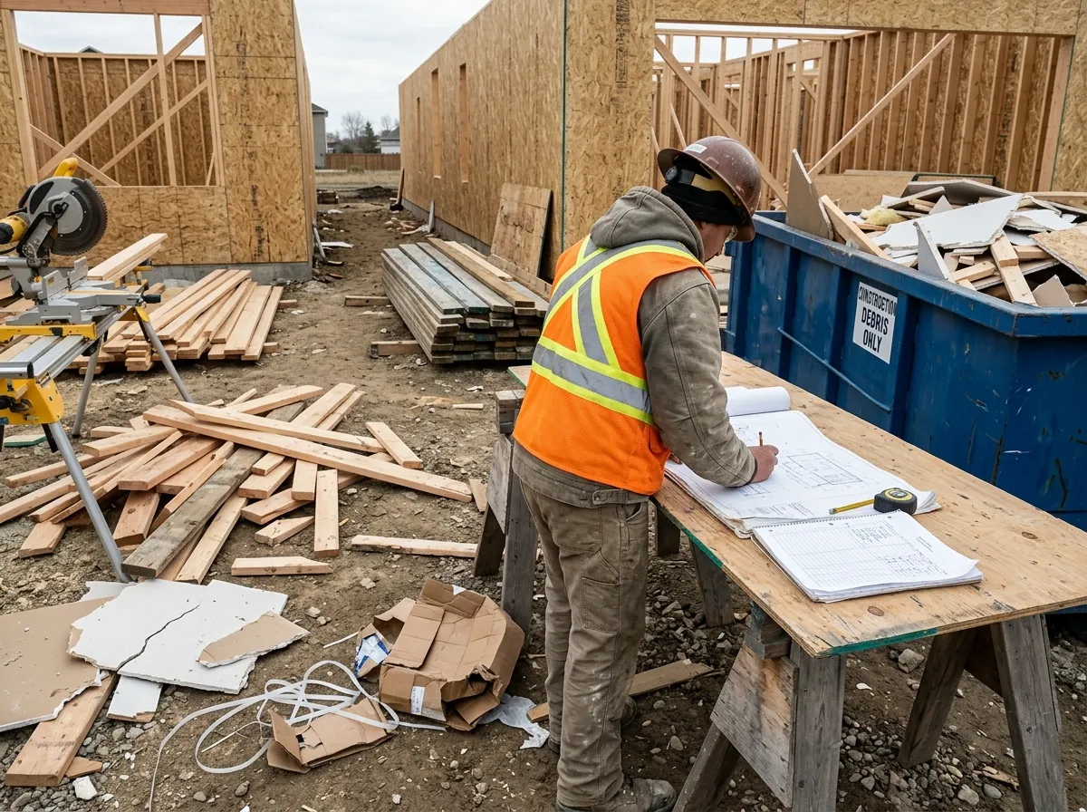 Ignoring Material Waste Construction Mistakes to avoid