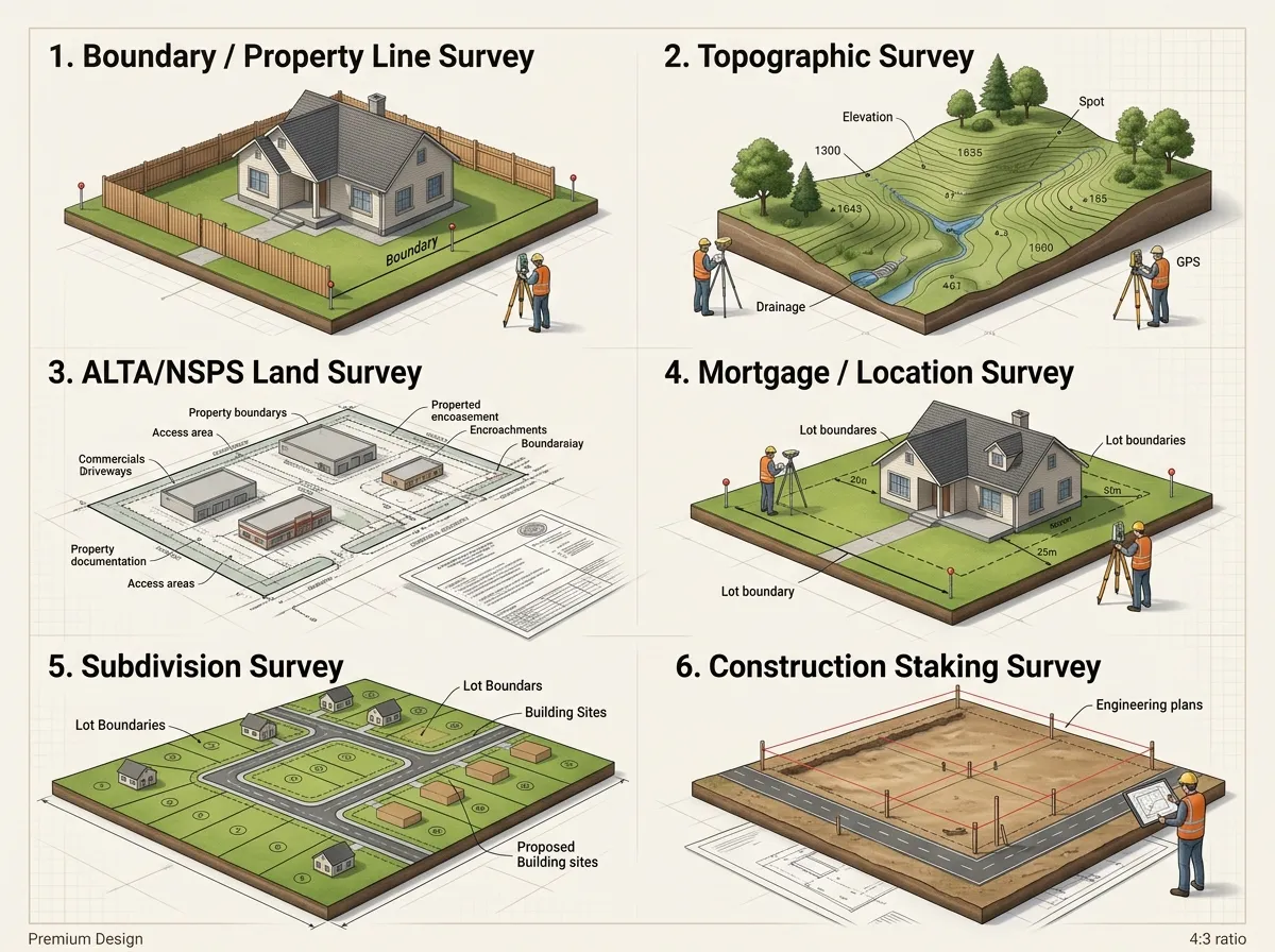 Types of Land Surveys