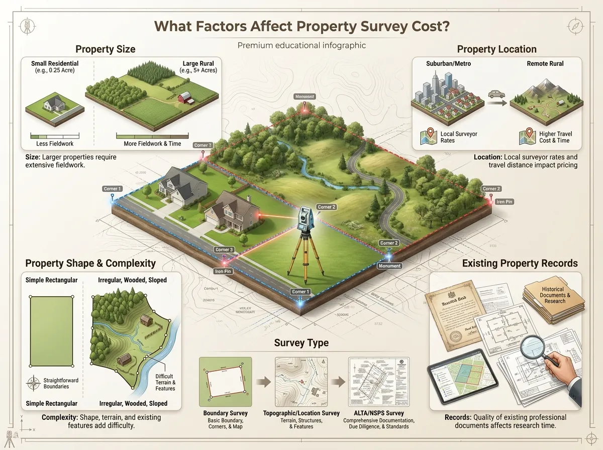 What Factors Affect Property Survey Cost in the USA