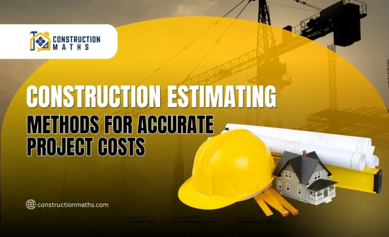 Construction Estimating Methods for Accurate Project Costs