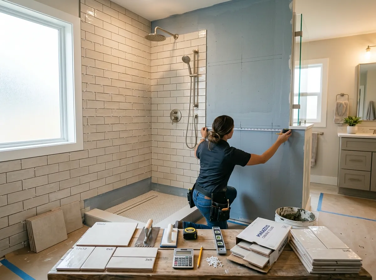 How to Use this Shower Tile Calculator