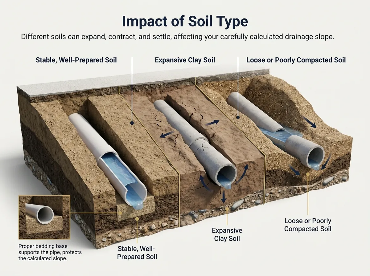 Impact of Soil Type on Drainage