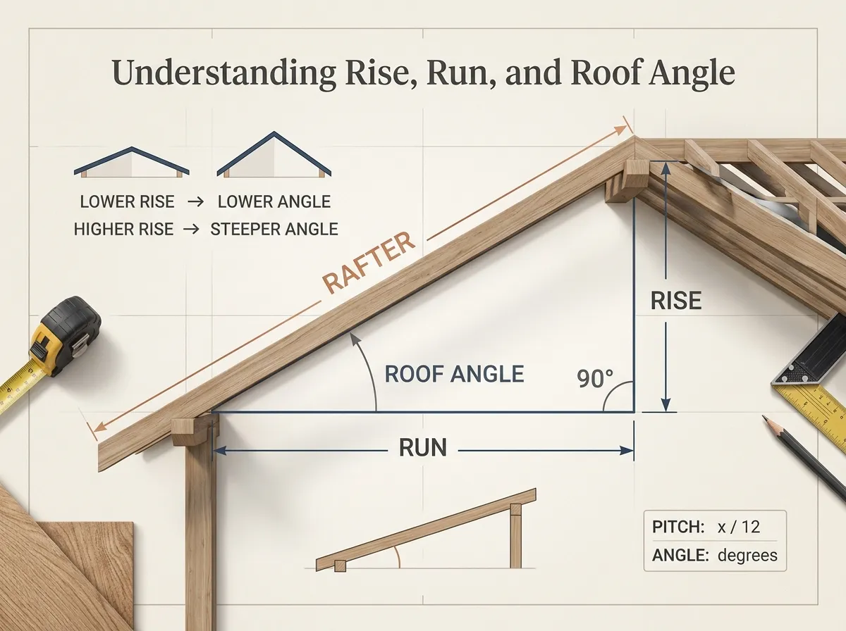 Understanding Rise, Run, and Roof Angle