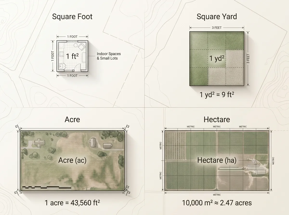 Understanding Land Area Units